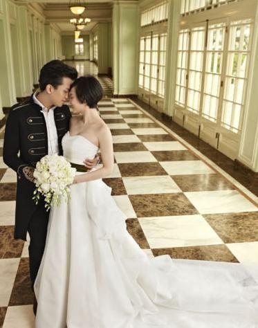 孙俪婚纱照片,浪漫绽放，幸福瞬间